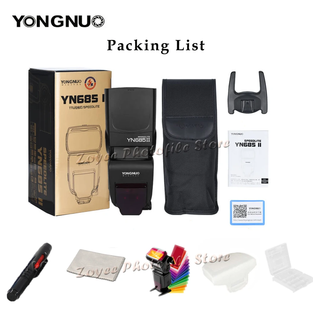 Беспроводная ручная вспышка YongNuo YN685II YN685C GN60 2 4G System i-TTL HSS Speedlite + триггер вспышки