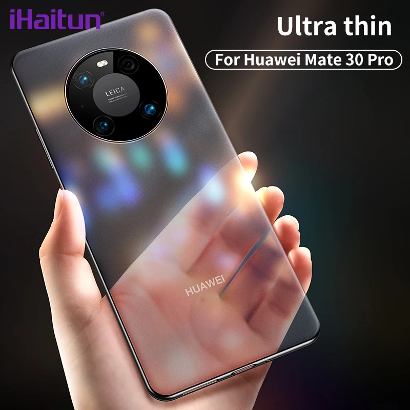 Роскошный Матовый чехол iHaitun для Huawei Mate 30 Pro ультра тонкий жесткий из