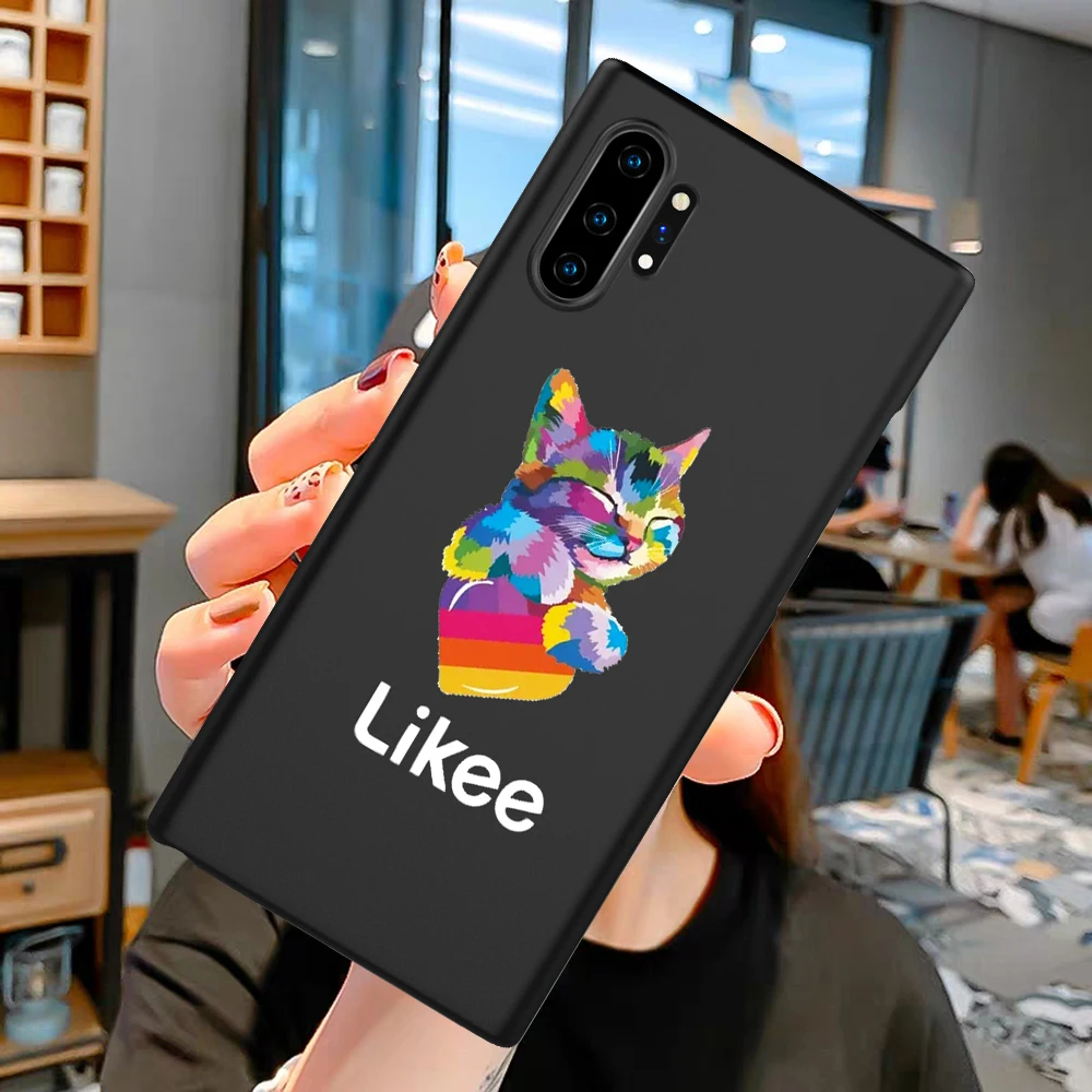 Модный телефонный чехол Likee Кот Медведь Сердце для Samsung Galaxy S6 S7 Edge S8 S9 S10 Lite S20 Ultra Note