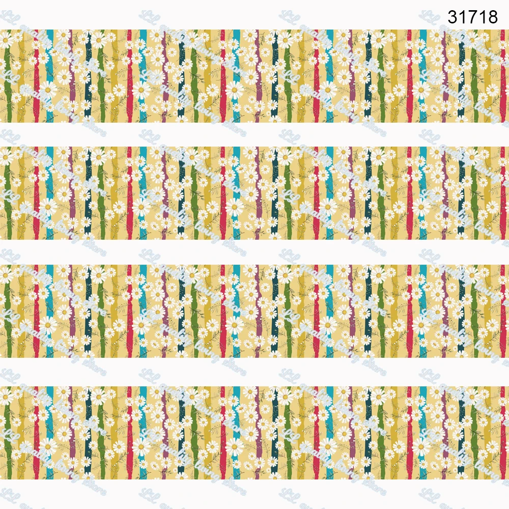 Полосатая лента WL в виде цветочной маргаритки бант для упаковки подарков