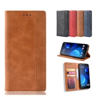 luxury solid color retro flip leather phone case for nokia c1 c2 c3 tava tennen plus shockproof card wallet cover cases capa