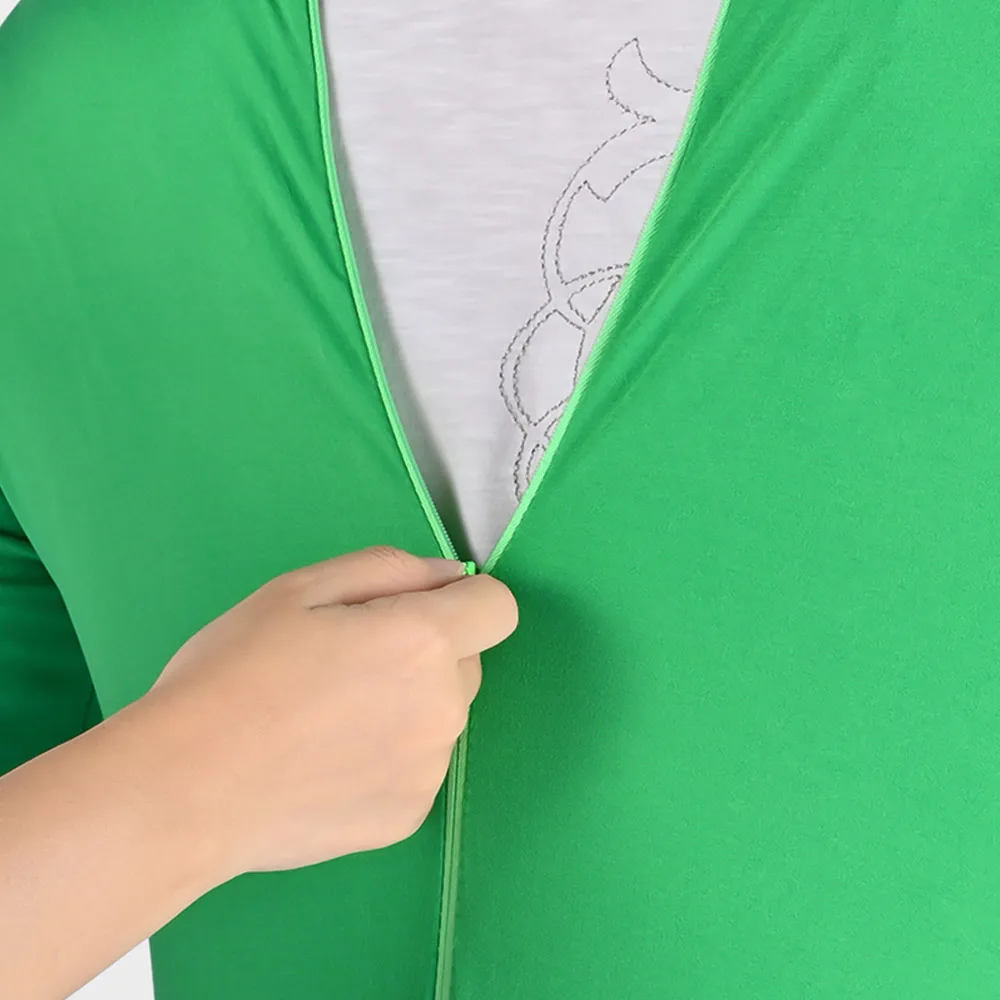 Full Body Photography Chromakey Green Suit 160/170/180cm Unisex Adult Bodysuit Stretch Costume for Video Festival Cosplay | Электроника