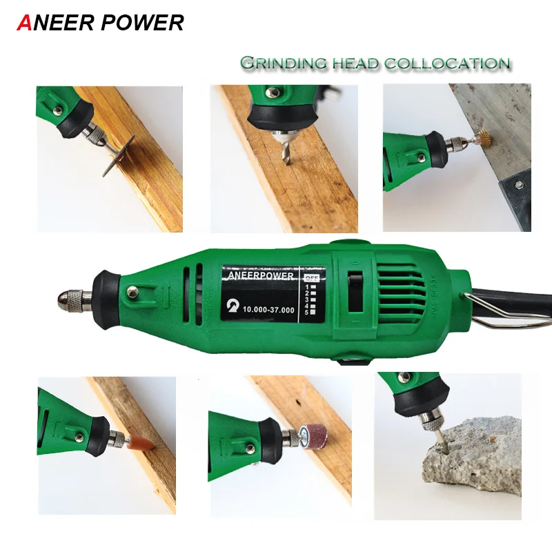 Гравер Dremel Мини дрель 180 Вт Мини DIY сверлильный станок гравировальная ручка шлифовальный мини электрический DIY дрель роторный инструмент полировка шлифовка