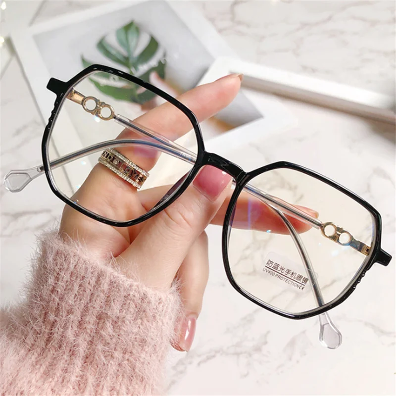 

Women Men Oversized Prescription Eyeglasses Myopia Glasses Frames Finished Shortsighted Eyewear -1.0 1.5 2.0 2.5 3.0 3.5 4.0