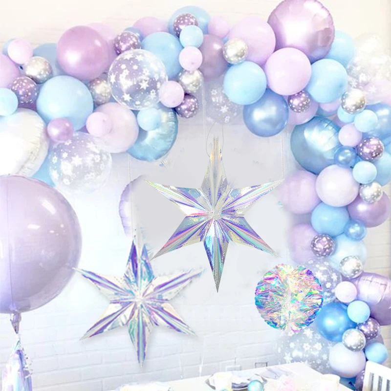 

1/2/3Pcs 15cm 30cm Shiny Laser Hanging Ornaments Star Birthday Wedding Babyshower Party Christmas Winter Decorative Pendants