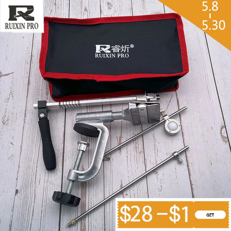 

Rui Xin Metal Material knife sharpening system Sharpening stone With stones new RUIXIN 4 generations Fixed angle sharpener hot