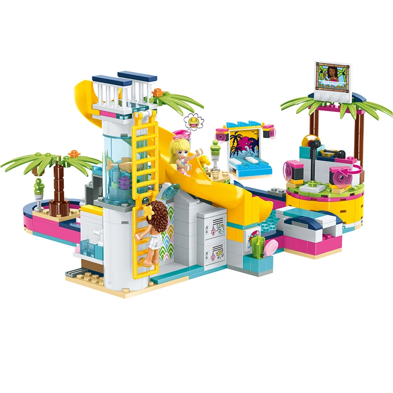 552 шт. небольшие строительные блоки игрушки совместимые с Lepinging friends вечерние