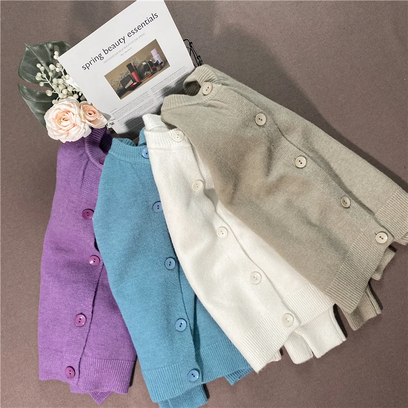 

2020 Autumn Winter Women's Knitwear Casual Stylish Knitted Button Cardigans Korean Lady Sweaters SWC8515