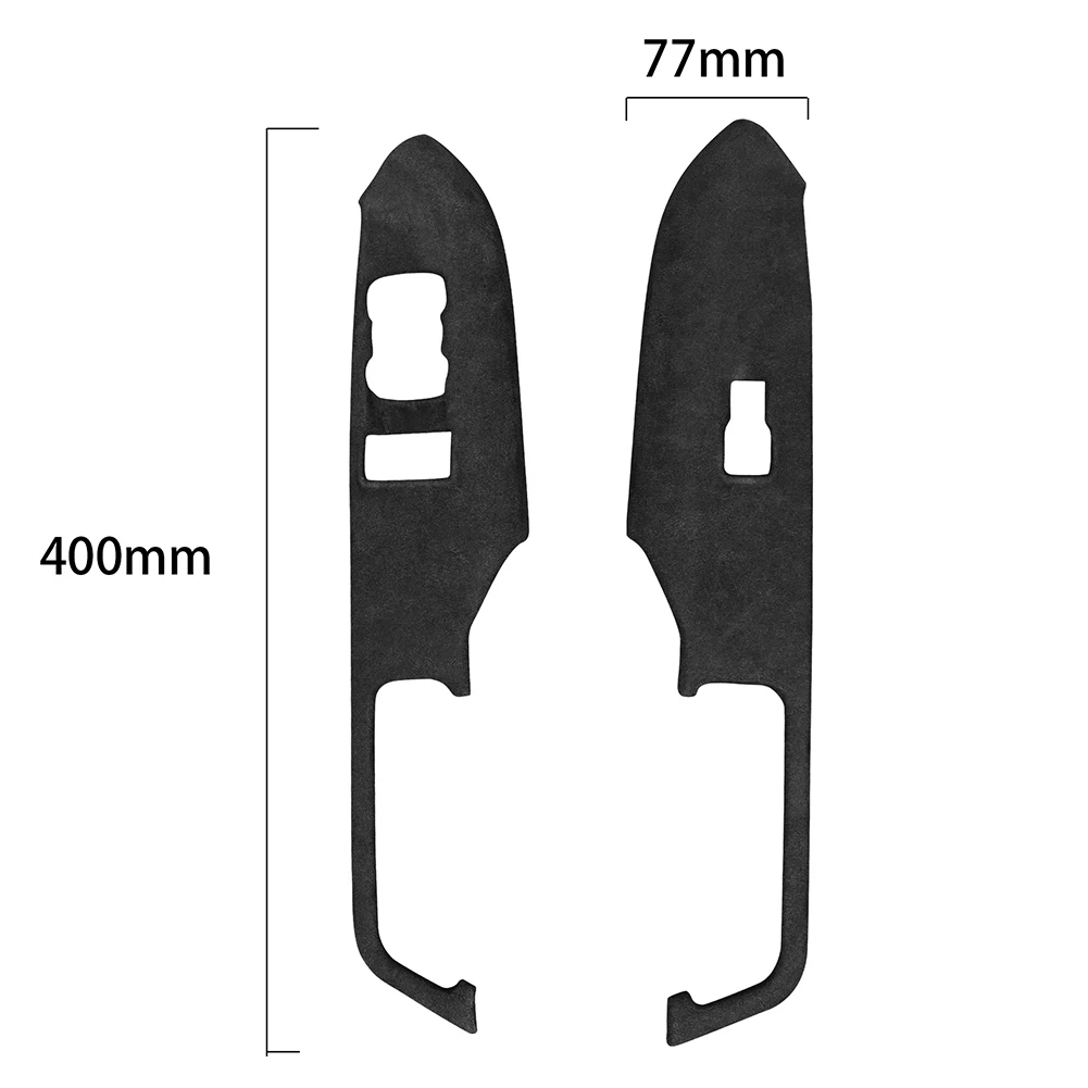 

Suede Wrapping ABS Plastic Window Lift Switch Panel Trim Cover Decoration for Ford Mustang 2015-2020 LHD Car Interior Accessorie