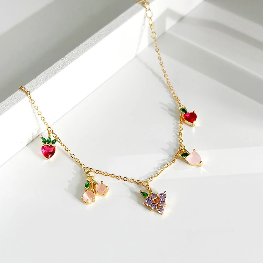 

Han Edition Fashion Lovely Fruit Pendant Bracelet Women Lovely Romantic Style Jewelry Valentine's Day Gifts Sell Like Hot Cakes