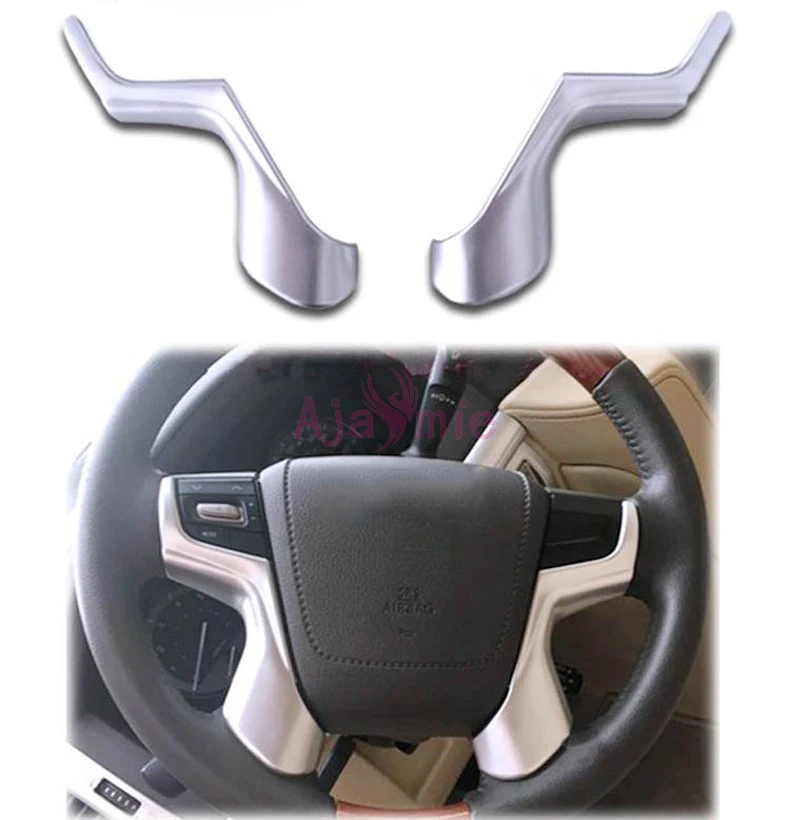 2016 2017 внутренняя отделка чехол на рулевое колесо верхняя панель хромированный