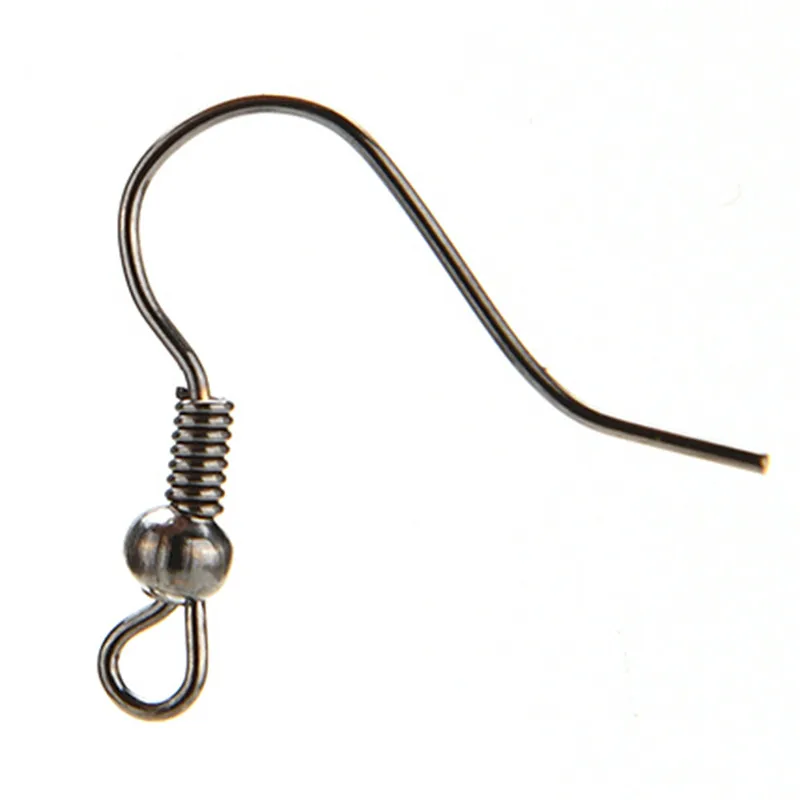 Проволочные серьги для ювелирных изделий золотистые/серебристые бронза никель