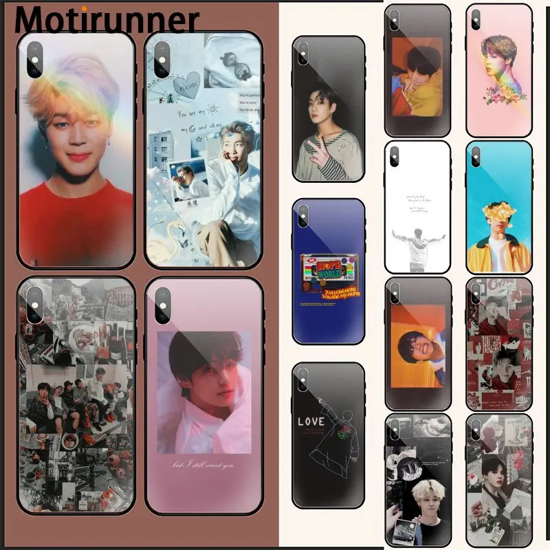 Motirunner KPOP Jin SUGA j hope RM Jimin V JungKook чехол для телефона iPhone 11 pro XS MAX 8 7 6 6S Plus X 5 5S SE XR