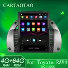 9,7 дюймовый экран Тесла для Toyota RAV4 Android 9,1 Тесла Авто Радио Навигация видео мультимедийный плеер gps 2 din 2001-2006