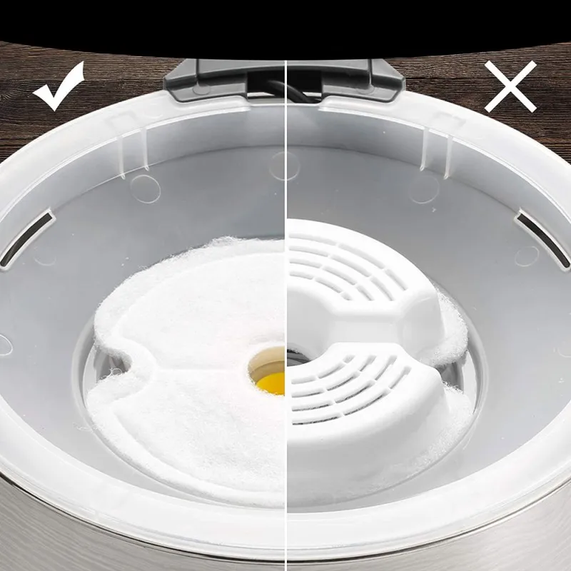 

Pet Cats And Dogs New Drinking Fountain Accessories Filter Sponge 4 Pieces White