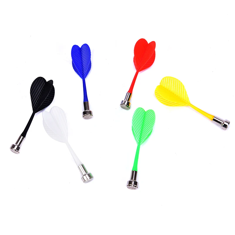 3 шт./партия пластиковая цель игра Дартс крыло магнитные дартс для двусторонней