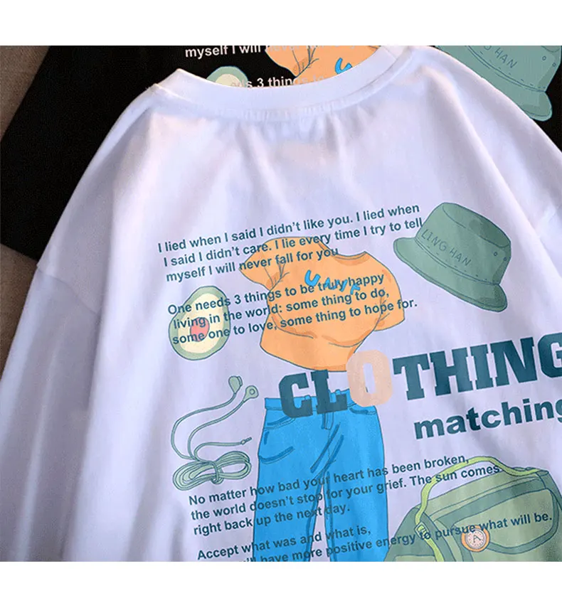 

Women's loose top fashion brand European large T-shirt missing summer 2021 NEW