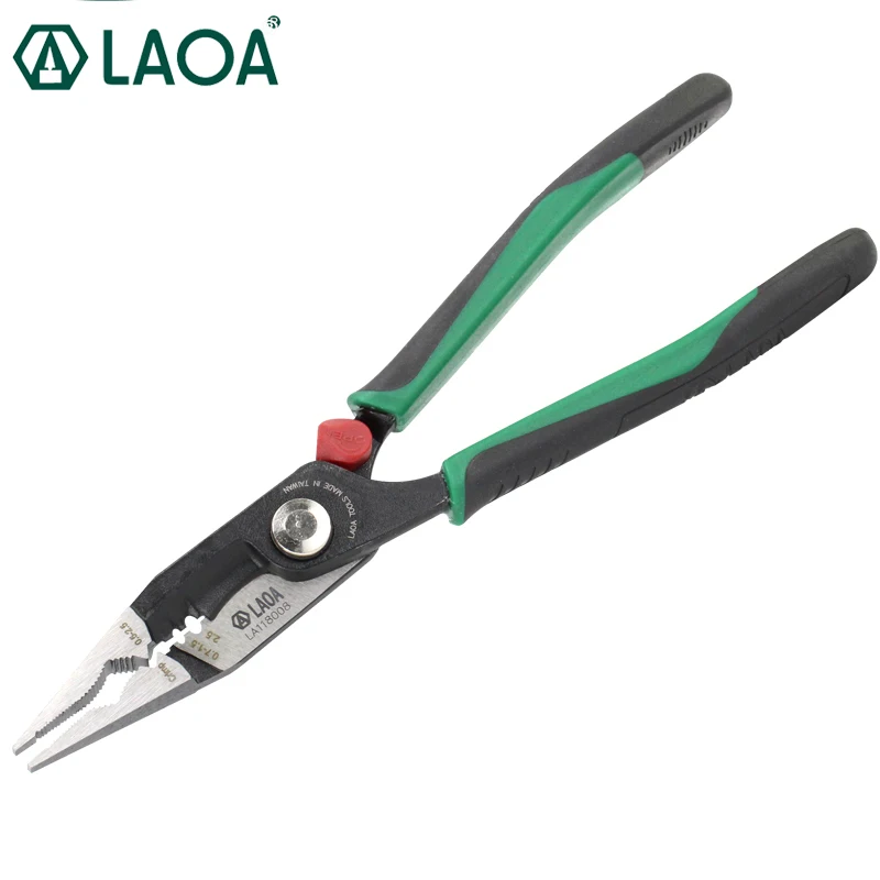 LAOA VDE Insulation Electrician Pliers Crimping Tools Nippers Cable Wire Stripper Long Nose | Инструменты