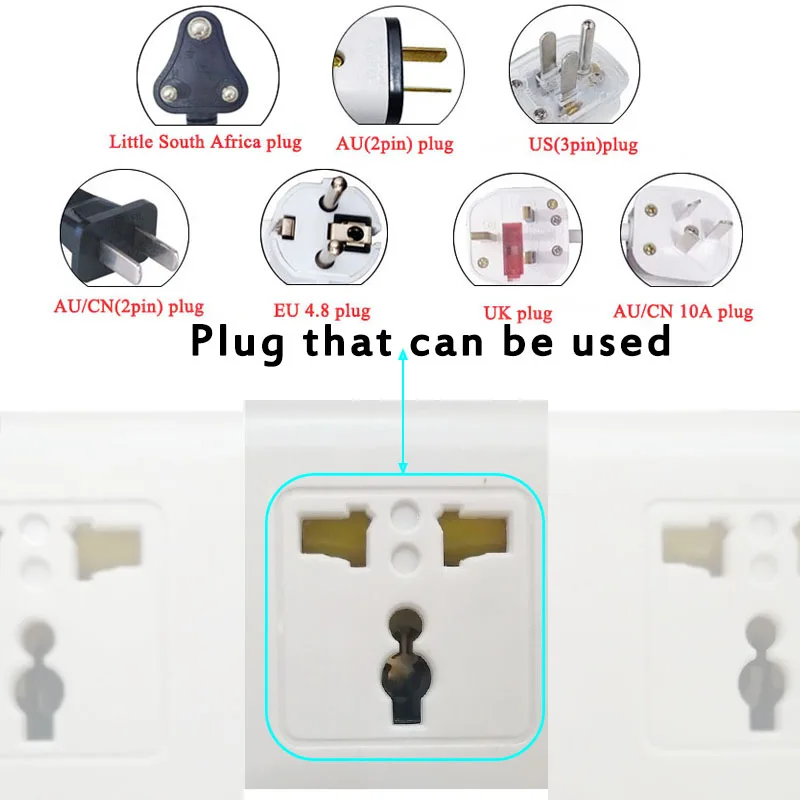 Интеллектуальная защита синхронизации Зарядное устройство адаптер 4USB блок