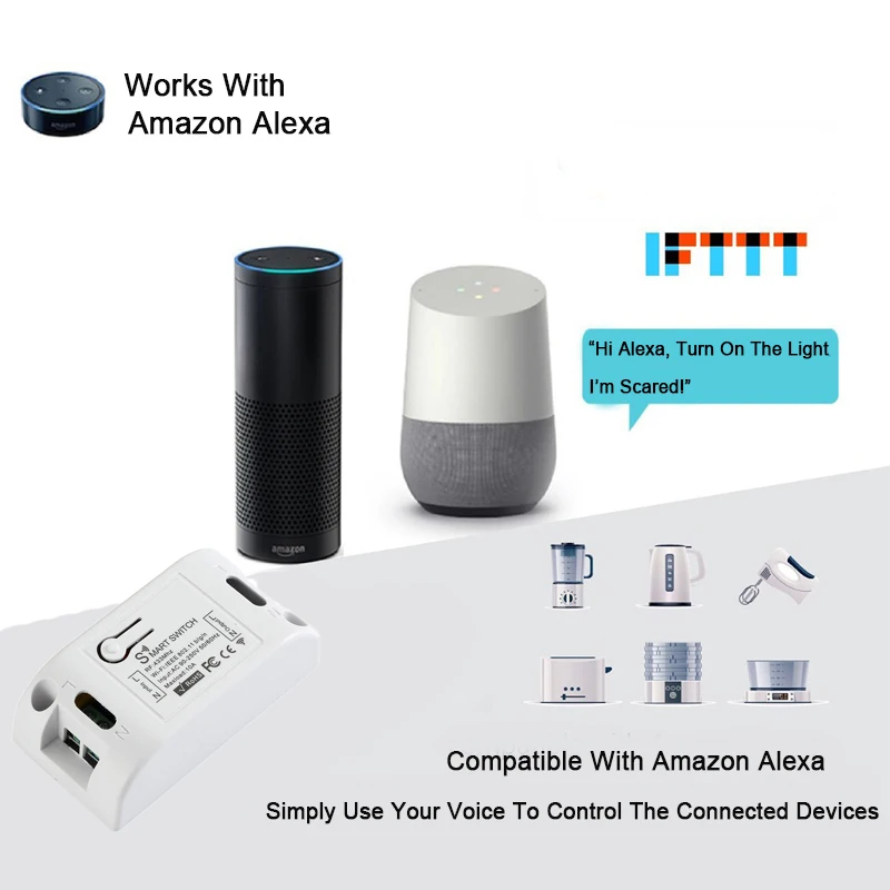 Модуль высветильник еля света FUNSHION для умного дома 10 А IOS Android 2200 Вт 90-250 В