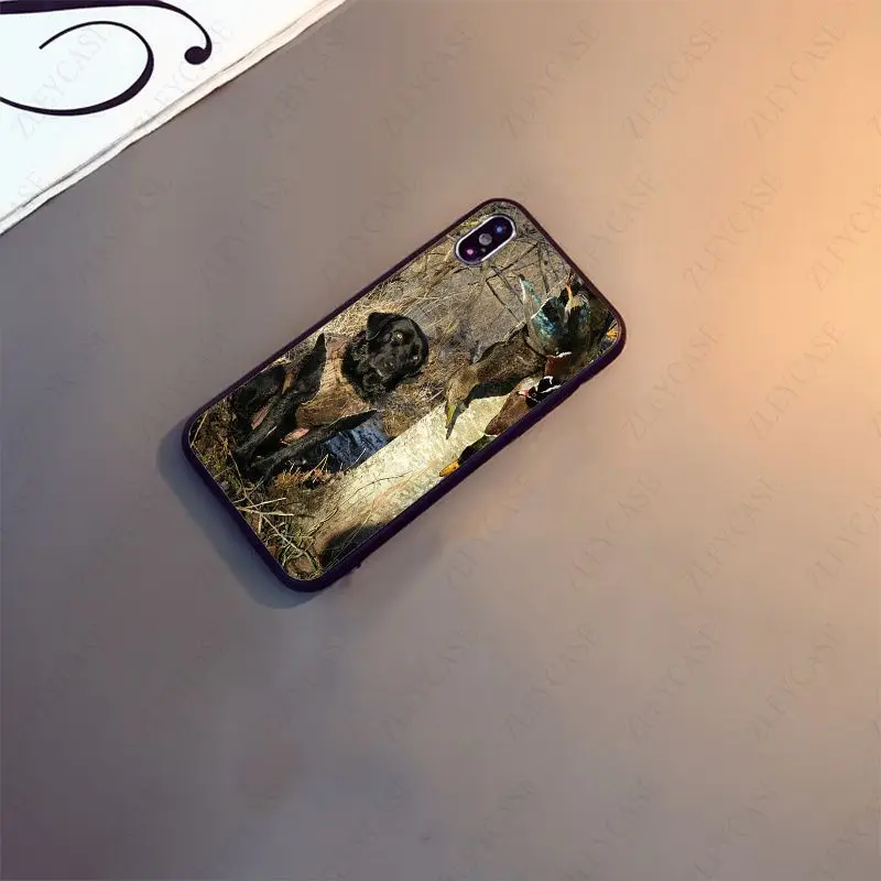 hunting dog tpu soft silicone black phone case for iphone x xs 11 12pro max 5s 6splus 7 8plus se 2020 xr xsmax 12mini cover free global shipping