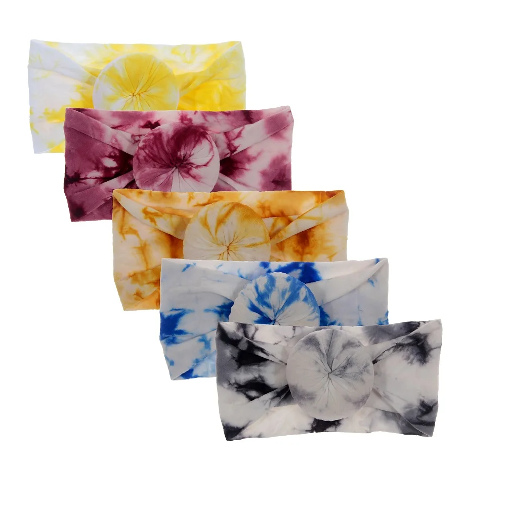 

Новинка, яркая эластичная ткань Nishine для новорожденных, детей, с рисунком круглых шариков, головные уборы, аксессуары для волос, реквизит для...