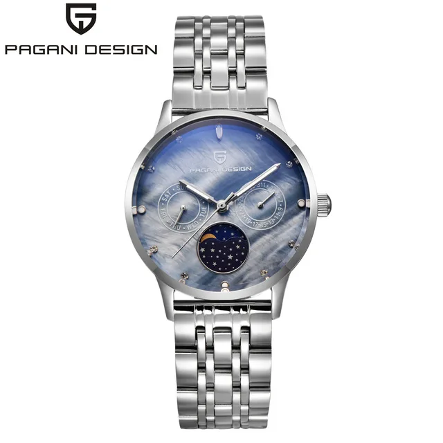 PAGANI DESIGN брендовые модные женские кварцевые часы Reloj Mujer Для женщин Водонепроницаемый корпус и циферблат часы к вечернему платью Relogio Feminino - Цвет: 6