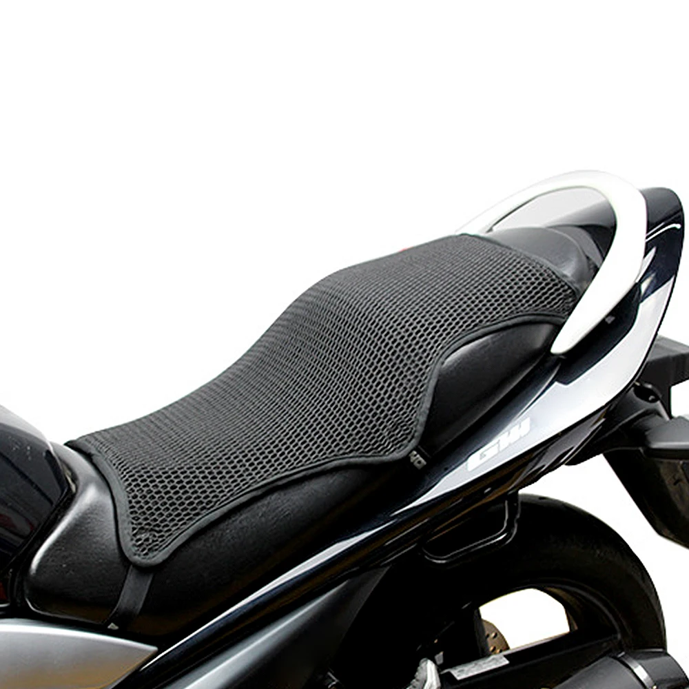 

Heat Insulation Padzhant Universal Seat Cushion Anti-Slip Motorcycle Seat Protection Breathable 3D Air Mesh Fabric Seat Cover