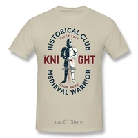 knights templar retro vintage t shirt oversized cotton crewneck short sleeve t shirt men