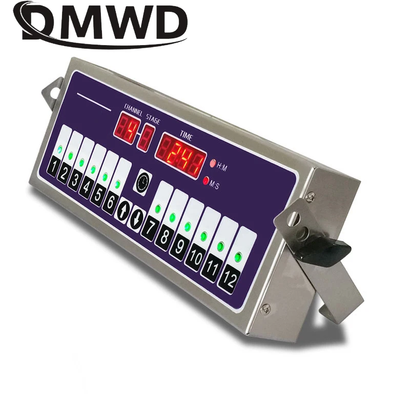 

Kitchen Timer 12 Channel Baking Shaking Reminder Loud Digital Timing Alarm Magnetic Clock Cooking Count Up Countdown Stopwatch