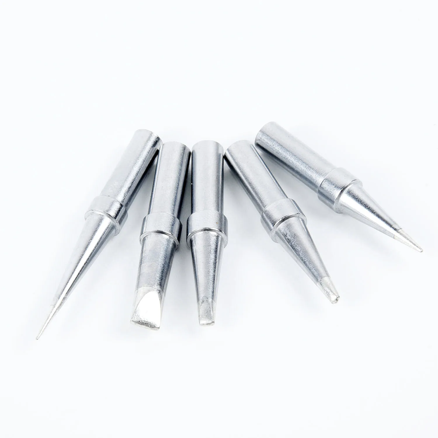 

5pcs/Set Copper Welding Tips ETA ETB ETD ETS ETT Soldering Iron Tips For Weller WESD51 WESD50 WCC100 High Quality Soldering Tool