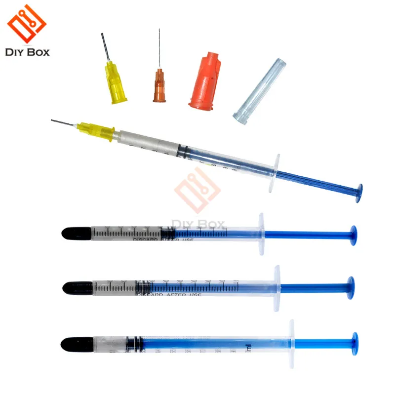 0.2ML 0.25ML 0.3ML 0.5ML Silver Conductive Adhesive Glue Wire Electrically Conduction Paste Electrical Paint for PCB Board DIY