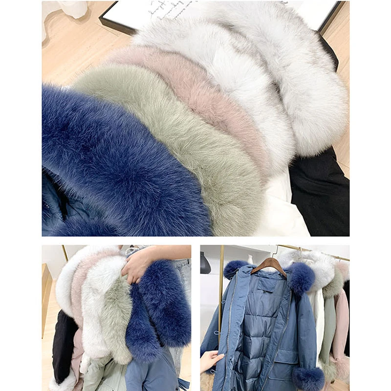 2019 зимняя женская белая куртка на утином пуху Свободное длинное пуховое пальто