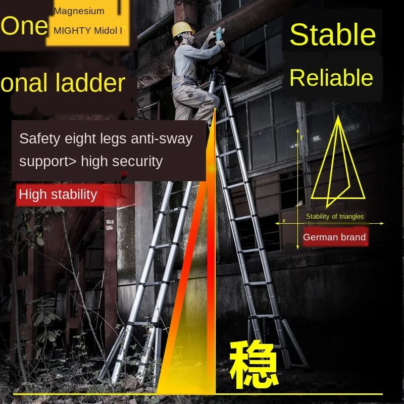 Многофункциональная складная лестница из сплава а образная|Трубы| |