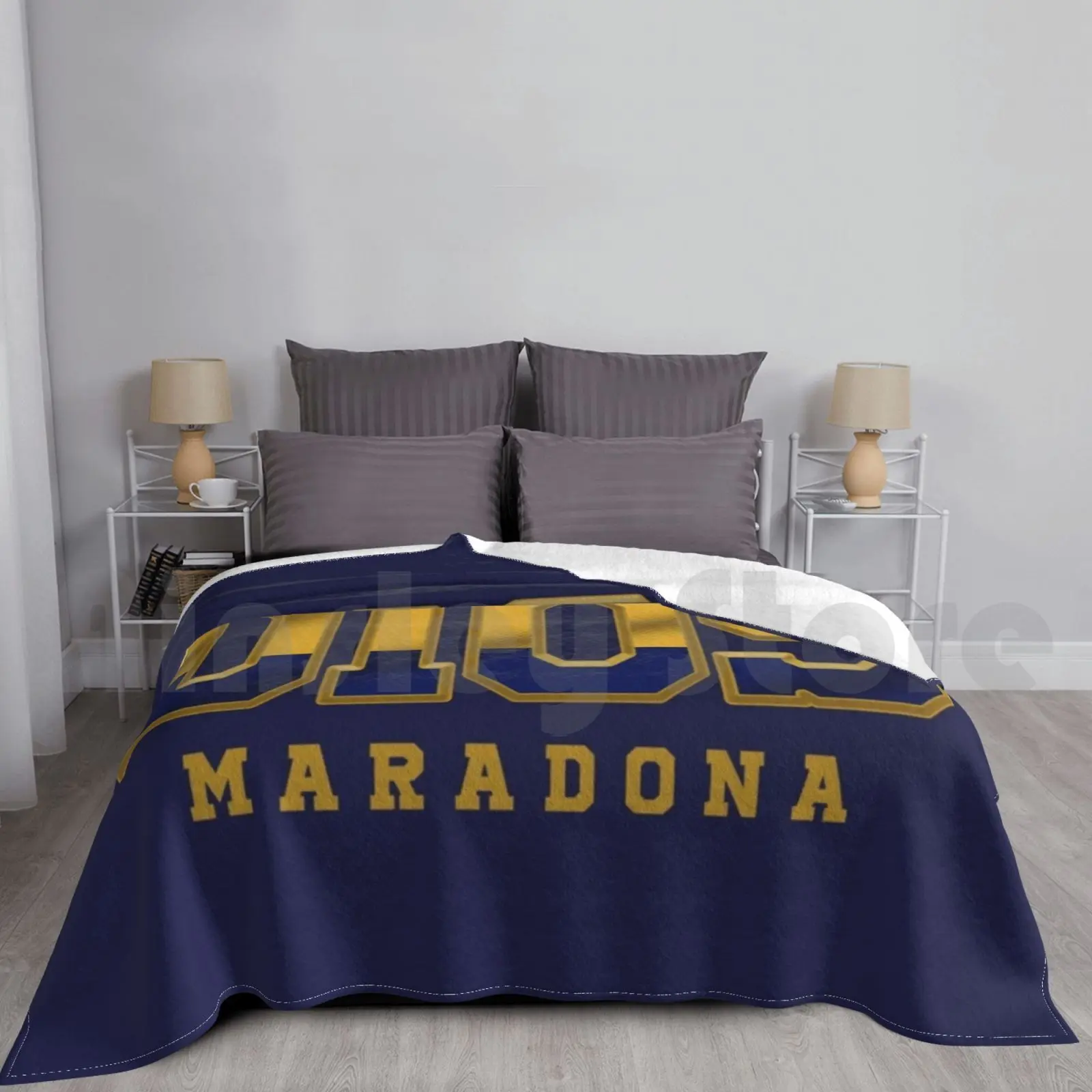 

Maradona D10s-Diego Armando Maradona Blanket Fashion Custom Maradona Football Argentina Soccer Napoli Diego