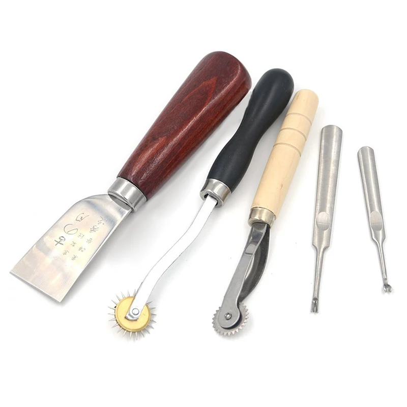 

20pcs Leather Hand Tools for Leathercraft Set Costura Kit Punch Stitching Sewing DIY Stamp Gift JS23