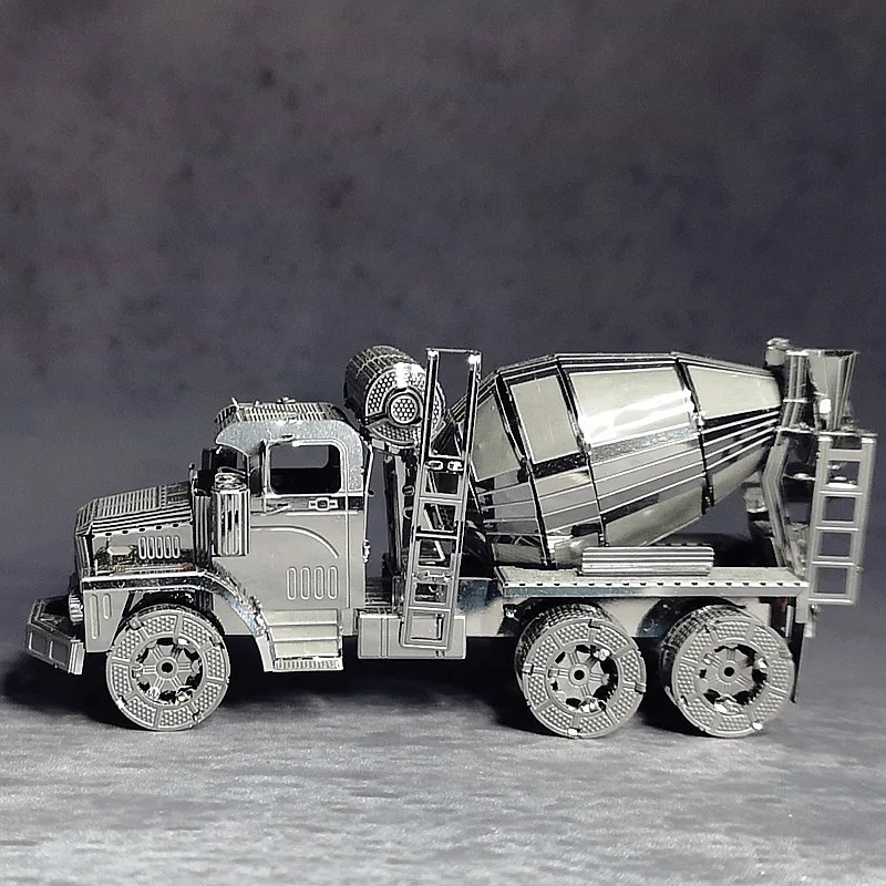 Набор металлических 3d пазлов цементный смеситель инженерная сборка