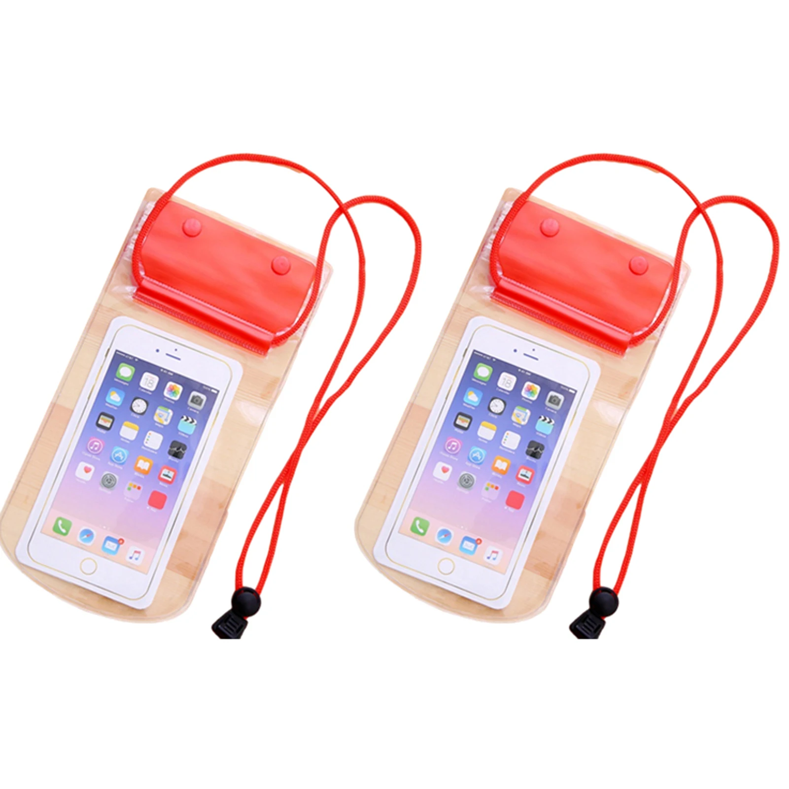 

Hot Mobile Phone Waterproof Bag Double-Layer Thick Barrier-Free Transparent Waterproof Mobile Phone Case