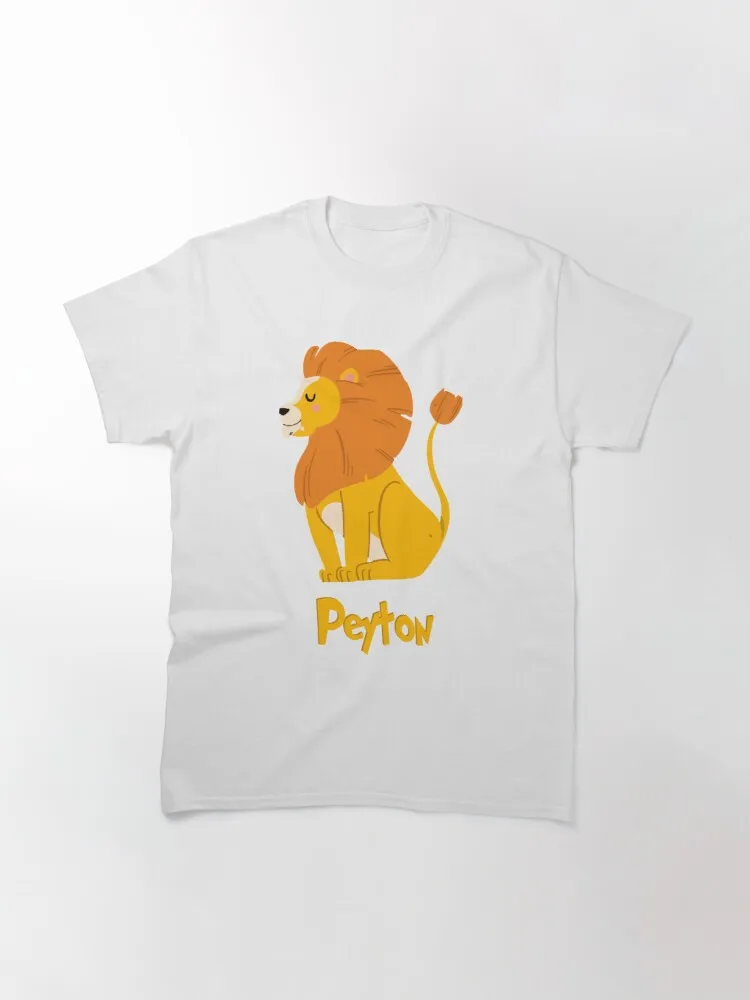 

Классическая футболка Peyton Lion Baby Boy с названием диких животных
