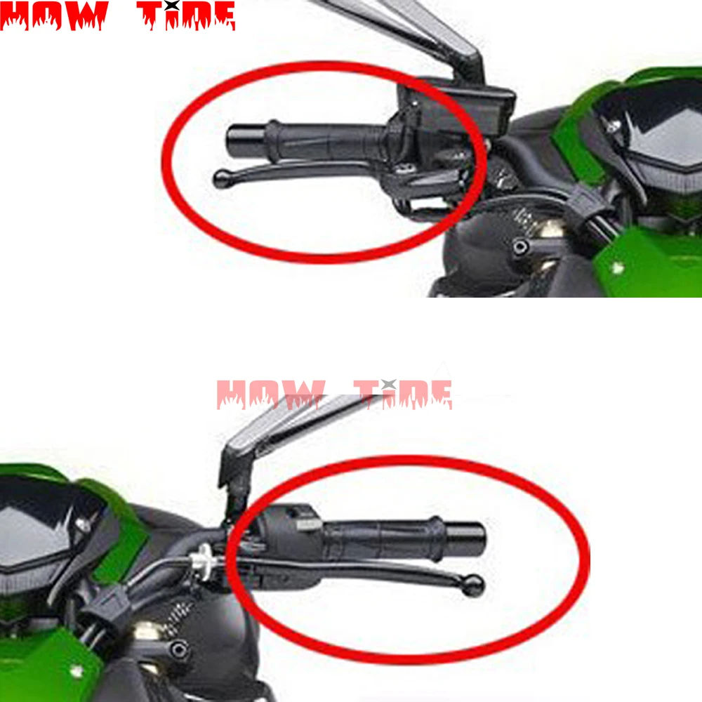 Аксессуары для мотоциклов Kawasaki CNC наконечник на руль мотоцикла Zephyr 750 550 1100