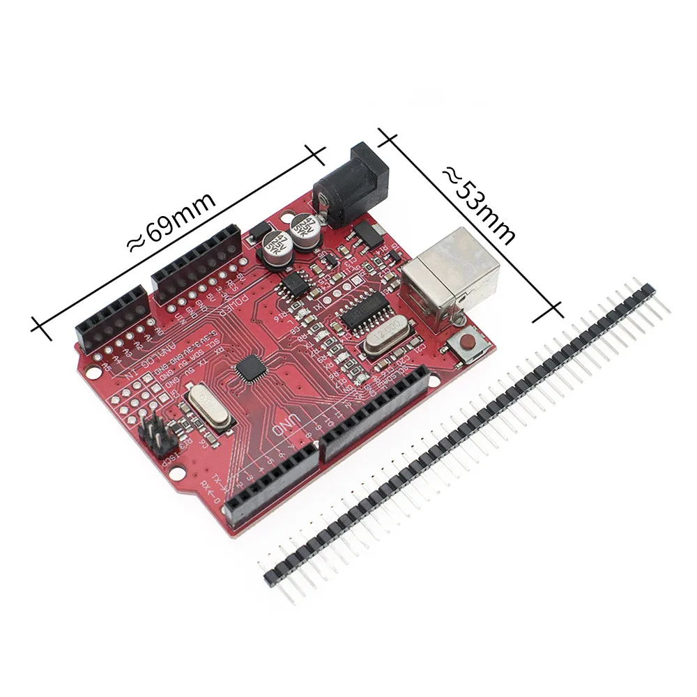 10 шт. синий/красный/черный 2,4 TFT Модуль UNO R3 макетная плата с CH340 ATMEGA328 USB кабель для Arduino