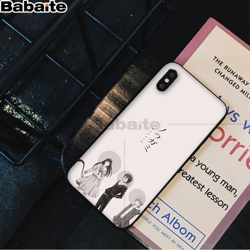Babaite Noragami yato Аниме новое поступление черная ячейка чехол для iPhone X XS MAX 6 6S 7 7plus 8 8Plus 5 5S XR