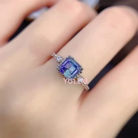 yulem 925 sterling silver jewlery choose australia opal square cut 6x6mm with beautiful color