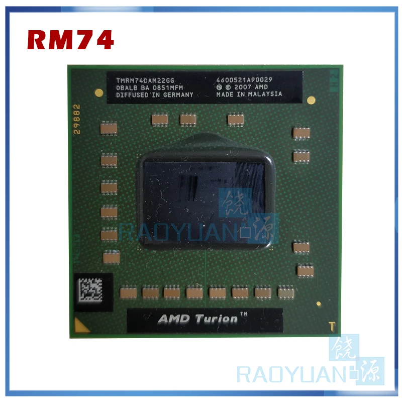 AMD Turion 64 X2 мобильный технологии RM 74 RM74 2 ГГц двухъядерный нить Процессор