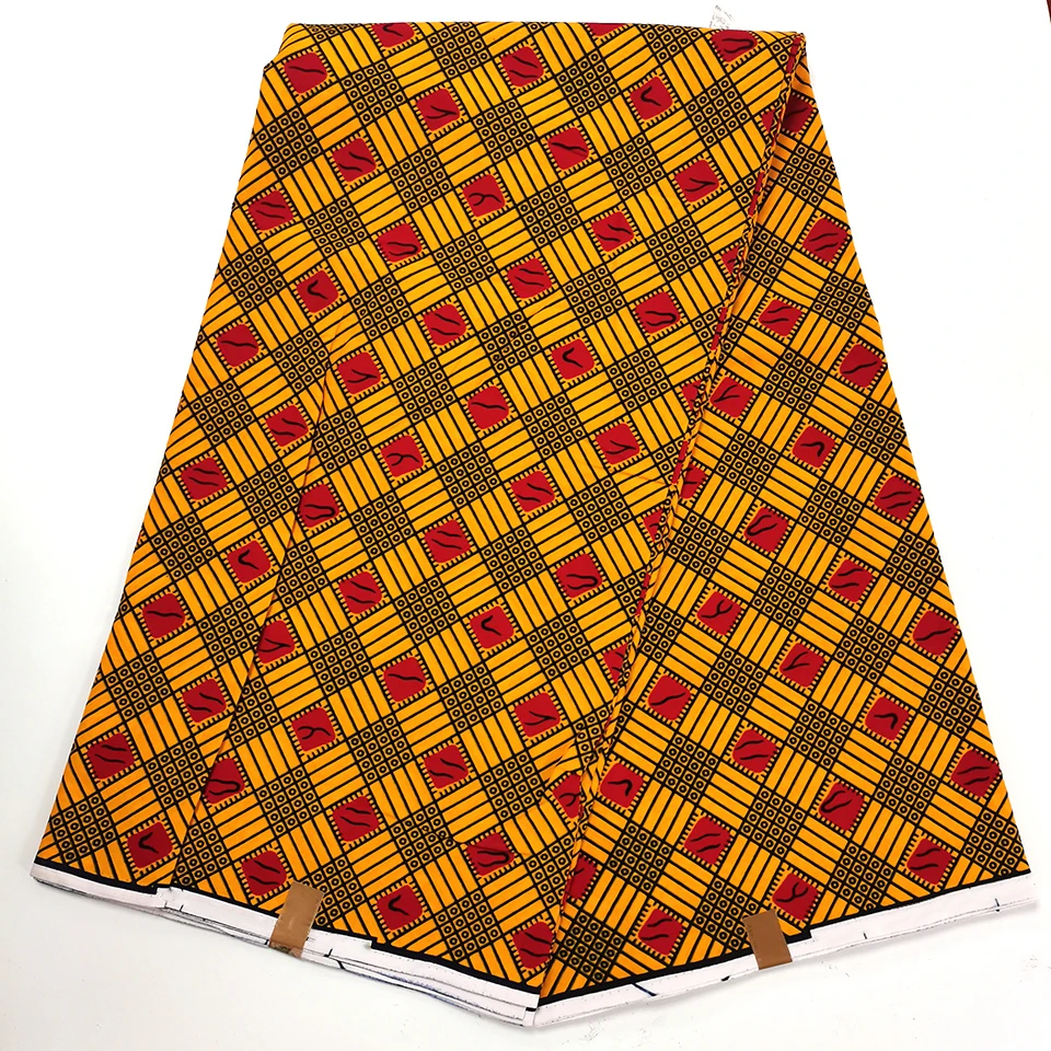 

6 Yards Mitex Wax Print/ African Fabrics Kitenge/Pagnes/Tissues Africain/ Lapa/Chitenge HSH-62