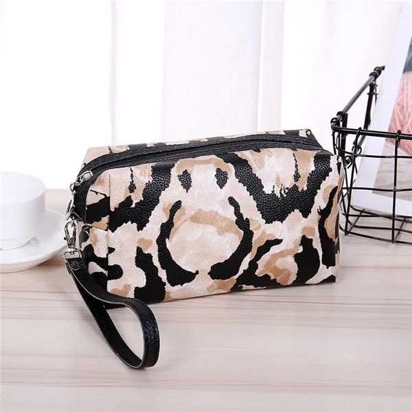 pattern 4 PURDORED, 1 шт., портативная леопардовая косметичка, Женская дорожная косметичка, органайзер, сумки для хранения, neceser de maquillaje, дропшиппинг - Цвет: pattern 4