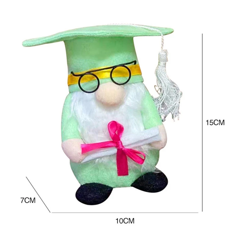 

Graduation season faceless doll 2021 New Handmade bachelor's degree uniform plush dolls for men and women