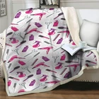 3D печать подстежка на искусственном меху, Одеяло домашний Текстиль диван Стёганое одеяло наволочка утепленные одеяла Одеяло s покрывало мягкие домашние плюшевые Одеяло женские подарки