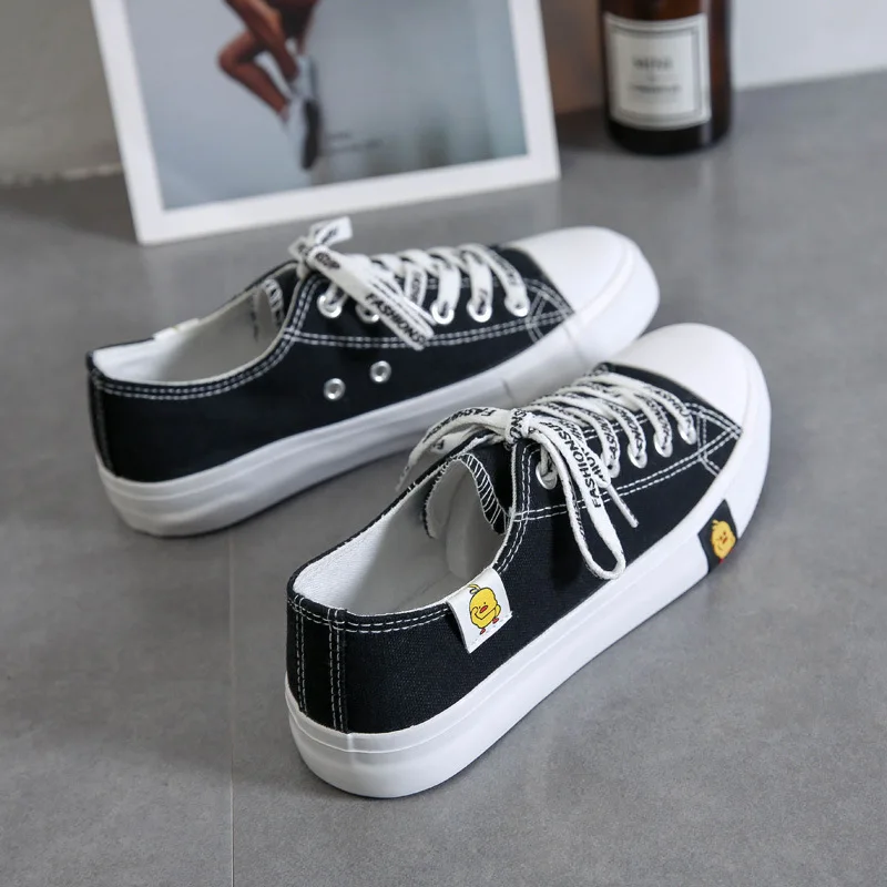 

Femme Canvas Shoes Women Sneakers Casual Shoes Cute Duck Sneakers for Woman Flat Ladies Shoe