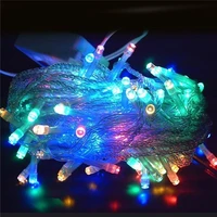 lowest price10m led christmas garland wire led string lamp fairy lights for indoor new year xmas wedd ac 220v110v outdoor light